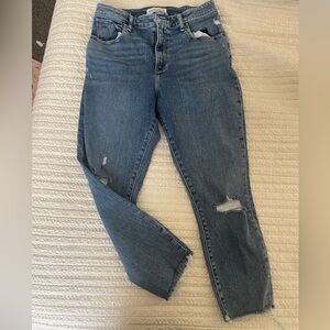 Abercrombie and forth the super skinny ankle high rise denim jeans size 30